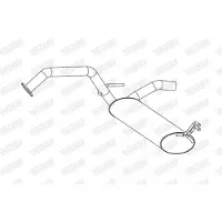 Walker 25285 Einddemper
