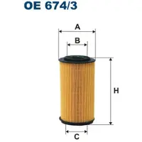 FILTRON Oliefilter OE 674/3