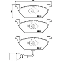Brembo Remblokset Xtra P 85 072X, voor
