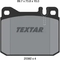 Textar Remblokset 2039204, voor