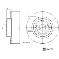 FEBI BILSTEIN 188770 Remschijf