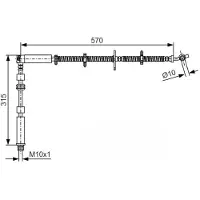 Bosch 1 987 481 A63 Remslang