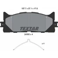 Textar Remblokset 2435001, voor