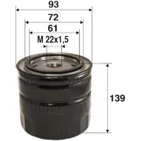 Valeo 586055 Oliefilter