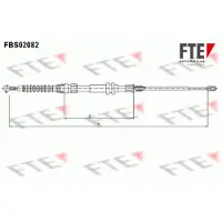 FTE Trekkabel, parkeerrem 9250082