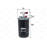 Valeo Brandstoffilter 587078