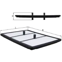 Knecht LX 5824 Luchtfilter