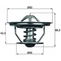 MAHLE ORIGINAL TX 35 75 Thermostaat, koelvloeistof