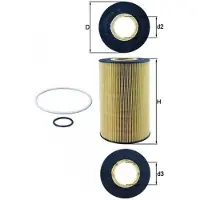 MAHLE ORIGINAL OX 435D Oliefilter