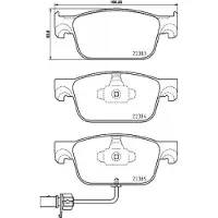 Brembo Remblokset Xtra P 85 153X, voor