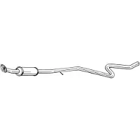 Bosal 286-607 Uitlaat middendemper