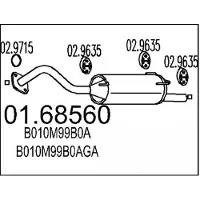 MTS 01.68560 Einddemper