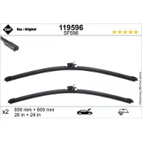 SWF Wisserblad 119596, 650/600mm, Voor, 2 Stuk