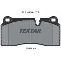 Textar Remblokset 2581401, achter
