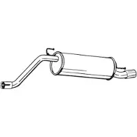 Bosal Geluiddemper achter 148-201