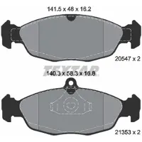 Textar Remblokset 2054701, voor