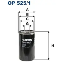 FILTRON OP 525/1 Oliefilter