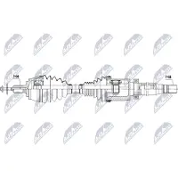 NTY Aandrijfas NPW-VV-163