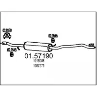 MTS Middendemper 01.57190