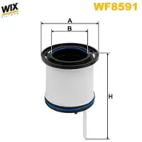 WIX FILTERS WF8591 Brandstoffilter