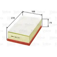 Valeo Luchtfilter 585231
