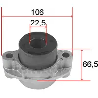 CORTECO 80001520 Draagarmrubber