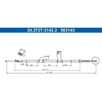 Ate 24.3727-3143.2 Handremkabel
