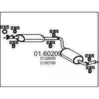MTS 01.60209 Einddemper