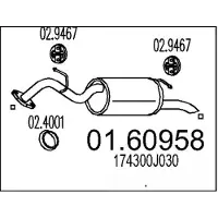 MTS 01.60958 Einddemper