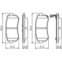 Bosch Remblokset 0 986 495 354