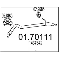MTS 01.70111 Voorpijp