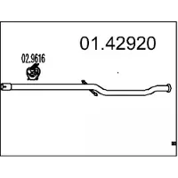 MTS 01.42920 Voorpijp