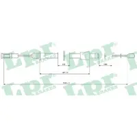 LPR C0101B Handremkabel
