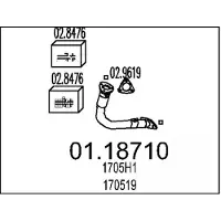 MTS 01.18710 Voorpijp