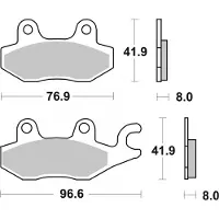 Brembo 07071 Organische Remblokken