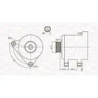 MAGNETI MARELLI 063731761010 Dynamo / Alternator