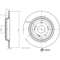 FEBI BILSTEIN Remschijf 179063, 1 stuk