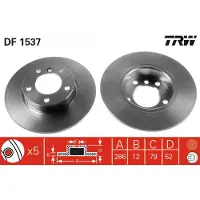 TRW Remschijf DF1537