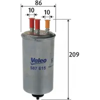 Valeo 587615 Brandstoffilter