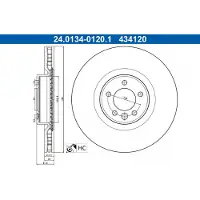 Ate Remschijf 24.0134-0120.1, 1 stuk