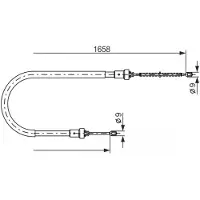 Bosch 1 987 482 234 Handremkabel