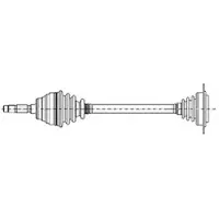 METELLI Aandrijfas 17-0423