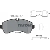Textar 2920002 Remblokken