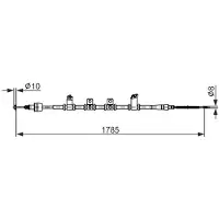 Bosch 1 987 482 921 Handremkabel