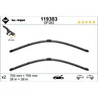 SWF Ruitenwisserset 119383 voor o.a. FORD, SEAT, VOLKSWAGEN