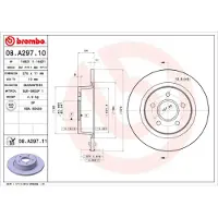 Brembo Remschijf 08.A297.11