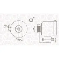 MAGNETI MARELLI 063731914010 Dynamo / Alternator