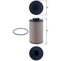 MAHLE ORIGINAL Brandstoffilter KX 658D
