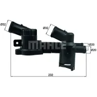 MAHLE ORIGINAL Thermostaat, koelvloeistof TH 52