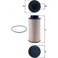 MAHLE ORIGINAL Brandstoffilter KX 182/1D